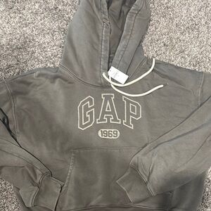 GAP Charcoal Logo Hoodie